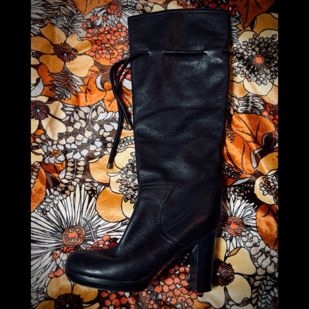 Chloe Black Leather Boots